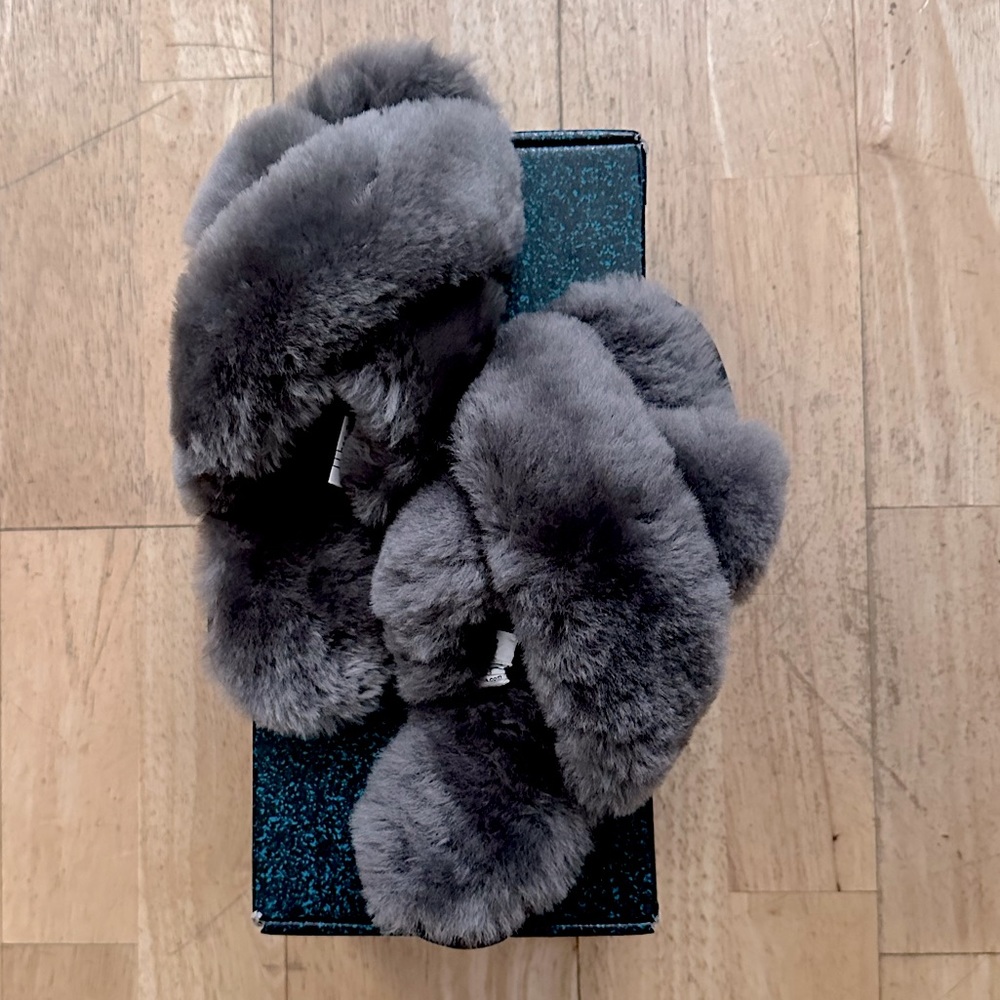 NIB Narrow Sz 7 Shearling Wool Slippers, EMU Australia "Mayberry" - Picture 2 of 7